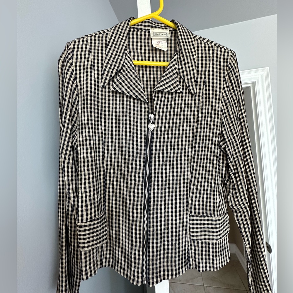 EMBLEM Checked Jacket